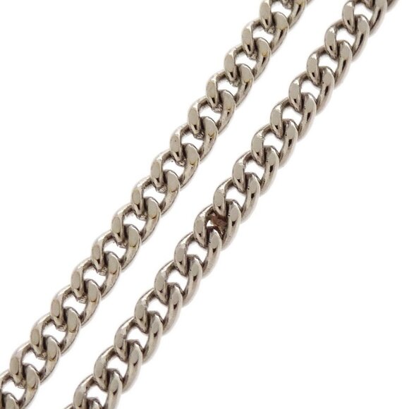 Chanel Necklace Pendant Rhinestone Silver 10V 154175 - Picture 3 of 4